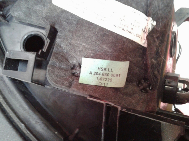 Glove box MERCEDESBENZ CCLASS (W204) 3986792 BParts