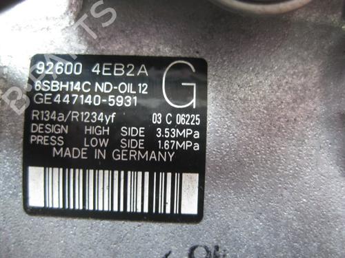 AC compressor NISSAN QASHQAI II (J11, J11_)  | BP7327122M34 