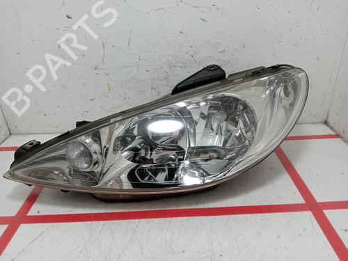 Used Left headlight PEUGEOT 206 Hatchback (2A/C) [1998-2012]  31854082