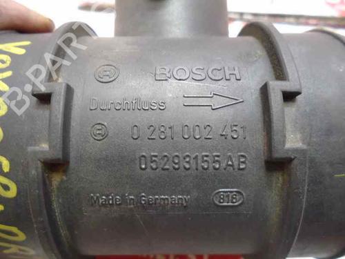 Mass air flow sensor CHRYSLER VOYAGER IV (RG, RS) 2.5 CRD | BP7398183M95 