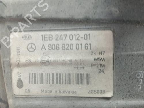 Left headlight MERCEDES-BENZ SPRINTER 3-t Platform/Chassis (B906) 218 CDI (906.111, 906.113, 906.211, 906.213) | BP29722024C28 