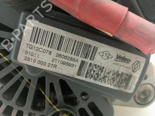 Alternator RENAULT MEGANE III Hatchback (BZ0/1_, B3_) 1.5 dCi | BP28078817M7 