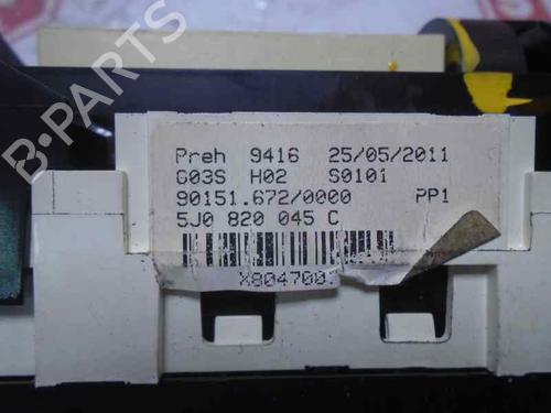 Climate control SKODA FABIA II (542)  | BP7397083I5 
