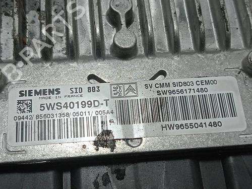 Engine control unit (ECU) CITROËN C5 II (RC_) 2.0 HDi (RCRHRH) | BP40182726M57 - Image 3