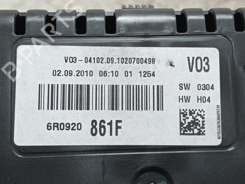 Instrument cluster VW POLO V (6R1, 6C1) 1.6 | BP21002020C47 