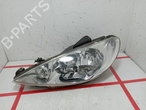 Used Left headlight Left headlight PEUGEOT 206 Hatchback (2A/C) [1998-2012] 33321096 33321096
