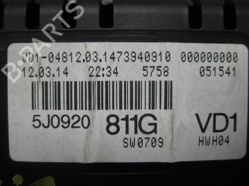 Instrument cluster SKODA FABIA II (542) 1.4 TDI | BP7325303C47 