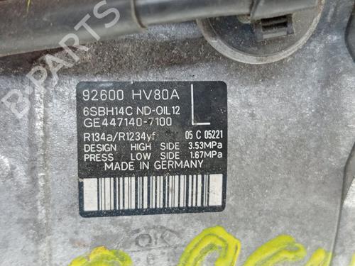 AC compressor NISSAN QASHQAI II SUV (J11, J11_)  | BP24404643M34 