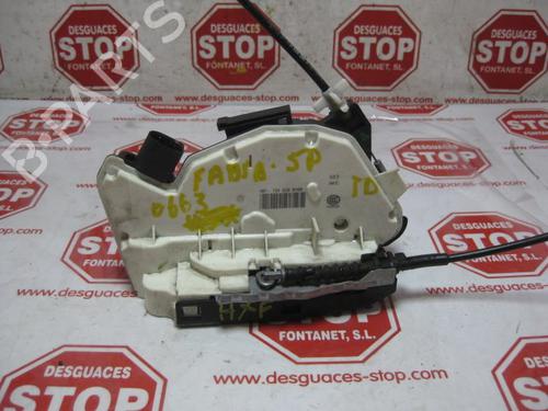 Rear right lock SKODA FABIA II (542) 1.4 TDI | BP7325295C99 