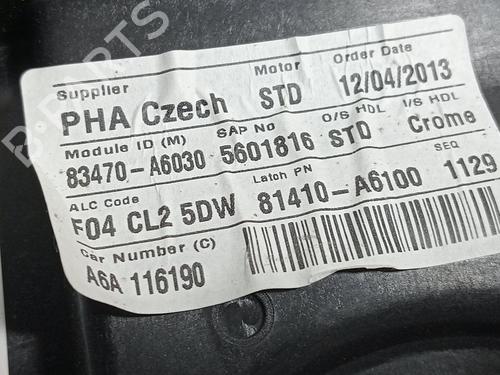 Rear left window mechanism HYUNDAI i30 (GD) | BP33462379C24 - Image 3