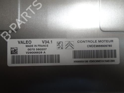 Engine control unit (ECU) CITROËN C3 II (SC_)  | BP8309663M57 