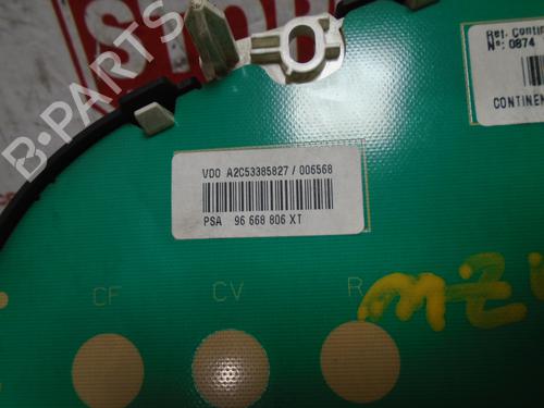 Instrument cluster CITROËN C1 (PM_, PN_) 1.0 | BP8403010C47 