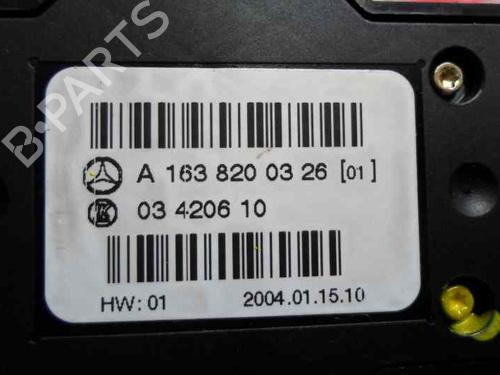 Commande Chauffage MERCEDES-BENZ M-CLASS (W163) ML 270 CDI (163.113) | BP7393478I5 