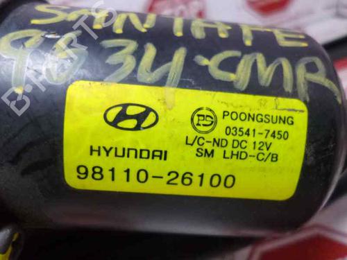 Front wiper motor HYUNDAI SANTA FÉ I (SM) 2.0 CRDi | BP7343686M29 