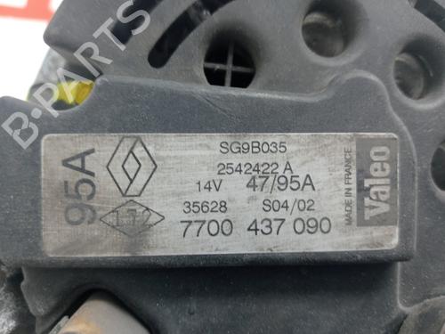 Alternator RENAULT CLIO II (BB_, CB_) 1.2 16V (BB05, BB0W, BB11, BB27, BB2T, BB2U, BB2V, CB05,... | BP7386124M7 