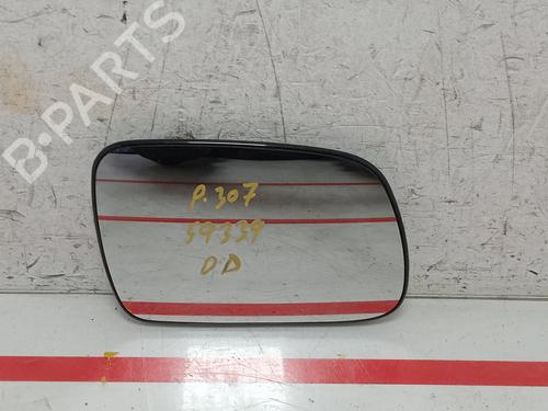 Used Right mirror glass PEUGEOT 307 CC (3B) 2.0 16V (136 hp) 31626773