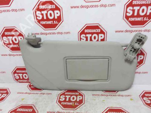 Used Right sun visor FORD FIESTA VI (CB1, CCN) 1.6 TDCi (90 hp) 7396719