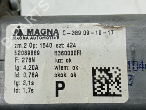 Front right window mechanism FIAT 500 (312_) 0.9 (312AXG1A, 312.AXG11) | BP32083588C23 