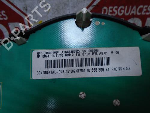 Instrument cluster CITROËN C1 (PM_, PN_) 1.0 | BP8403010C47 
