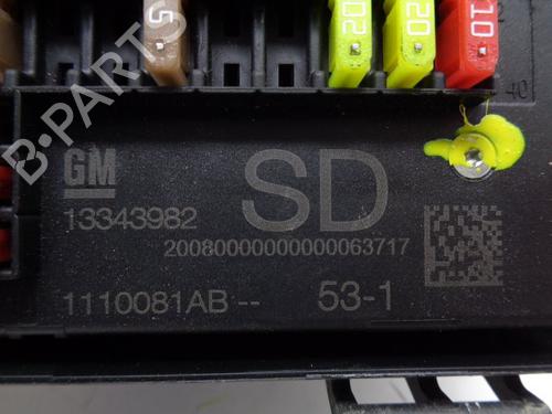 Fuse box OPEL ASTRA J (P10)  | BP15932117E1 