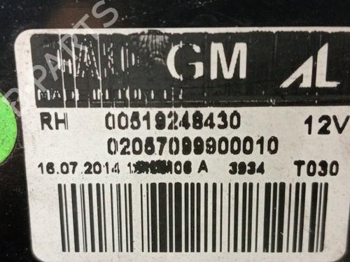 Right taillight OPEL COMBO Box Body/MPV (X12) 1.3 CDTI (B05) | BP20931266C35 