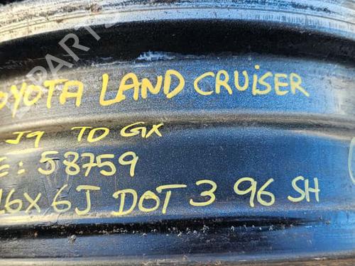 Rim TOYOTA LAND CRUISER 90 (_J9_) 3.0 TD (KZJ90_, KZJ95_, KZJ90R, KZJ95R, KZJ90W, KZJ95W) | BP29906234C45 