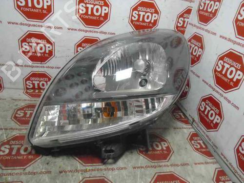 Used Left headlight RENAULT KANGOO (KC0/1_) 1.5 dCi (57 hp) 7389855