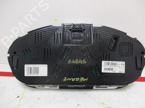 Instrument cluster RENAULT MEGANE III Hatchback (BZ0/1_, B3_) 1.2 TCe (BZ2B, BZ11) | BP15933209C47 