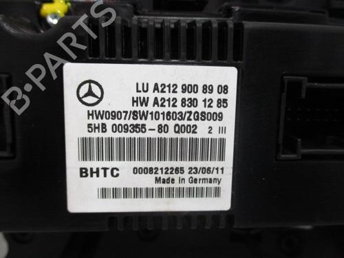 Climate control MERCEDES-BENZ E-CLASS (W212) E 200 CDI / BlueTEC (212.005, 212.006) | BP15925324I5 