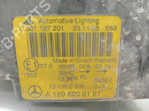 Left headlight MERCEDES-BENZ A-CLASS (W169) A 200 (169.033, 169.333) | BP27932192C28 