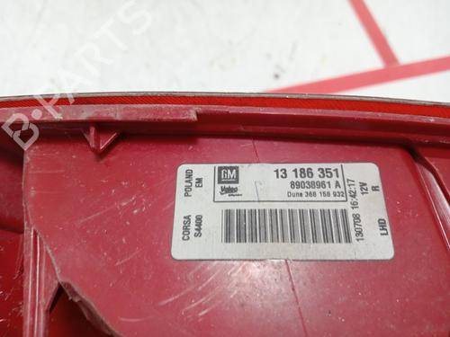 Right taillight OPEL CORSA D (S07) | BP31022687C35