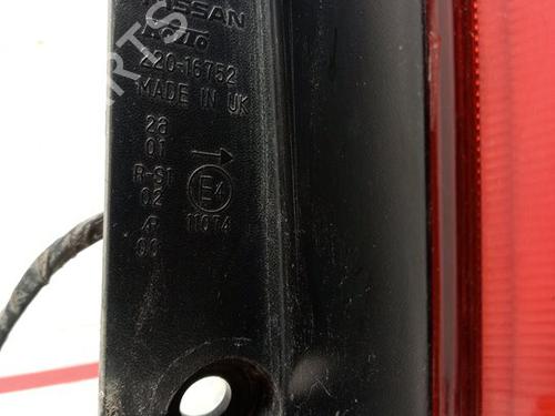 Right taillight NISSAN NOTE (E11, NE11) 1.5 dCi | BP16247660C35 