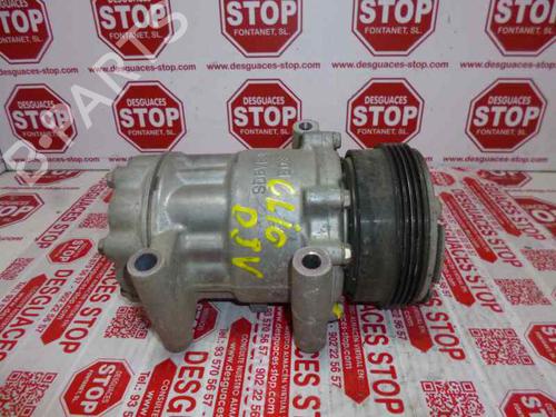 Used AC compressor RENAULT CLIO II (BB_, CB_) 1.2 16V (BB05, BB0W, BB11, BB27, BB2T, BB2U, BB2V, CB05,... (75 hp) 7386081