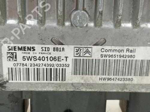 Engine control unit (ECU) CITROËN XSARA (N1) 2.0 HDi 90 | BP7398027M57 