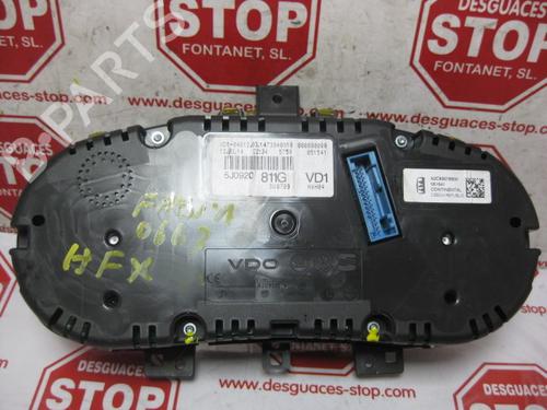 Instrument cluster SKODA FABIA II (542) 1.4 TDI | BP7325303C47 