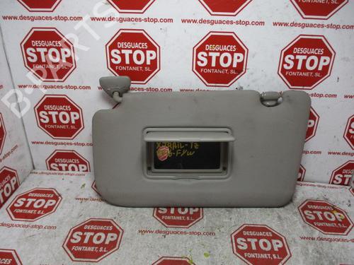 Used Left sun visor NISSAN X-TRAIL II (T31) 2.0 dCi 4x4 (173 hp) 7868151