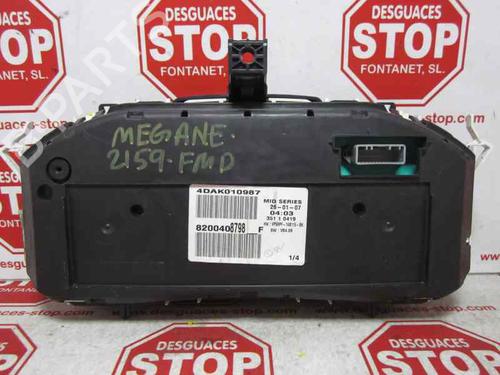 Instrument cluster RENAULT MEGANE II (BM0/1_, CM0/1_) 1.5 dCi (BM1E, CM1E) | BP7383390C47 
