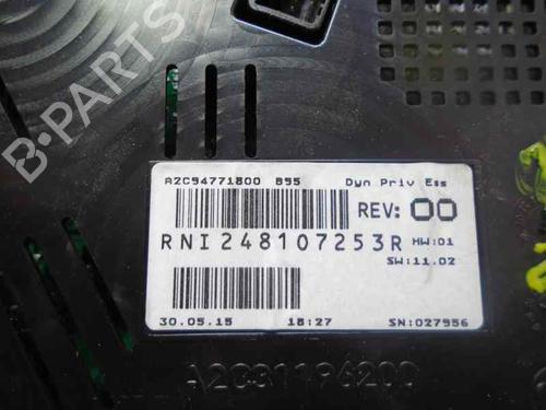 Instrument cluster RENAULT MEGANE III Hatchback (BZ0/1_, B3_) 1.2 TCe (BZ2B, BZ11) | BP7353046C47 