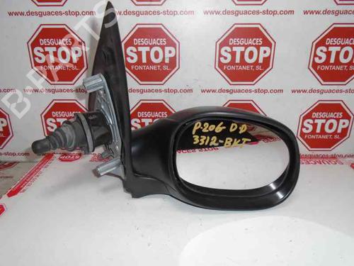 Used Right mirror PEUGEOT 206 Hatchback (2A/C) [1998-2012]  7342588