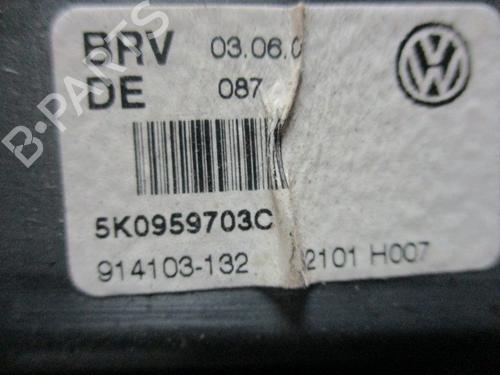 Rear left window mechanism VW GOLF VI (5K1) 2.0 TDI | BP9417550C24 