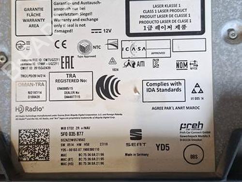 Used Electronic module Electronic module SEAT LEON ST (5F8) [2012-2020] 40598677 40598677