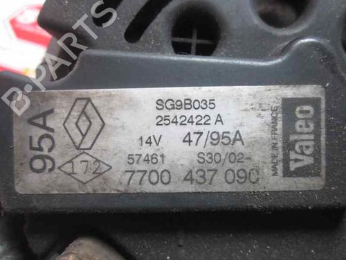 Alternator RENAULT CLIO II (BB_, CB_) 1.2 16V (BB05, BB0W, BB11, BB27, BB2T, BB2U, BB2V, CB05,... | BP7387258M7 