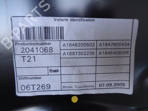 Rudehejsemekanisme Højre bagtil MERCEDES-BENZ M-CLASS (W164) ML 320 CDI 4-matic (164.122) | BP16403737C25 