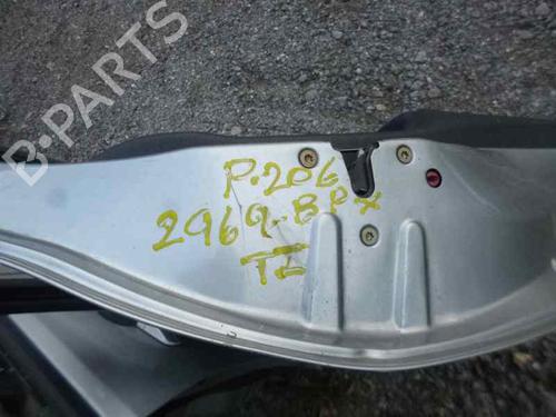 Left rear door PEUGEOT 206 Hatchback (2A/C) 1.9 D | BP7620123C4 