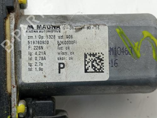 Front right window mechanism FIAT 500 (312_) 1.2 (312AXA1A) | BP33441258C23 - Image 3