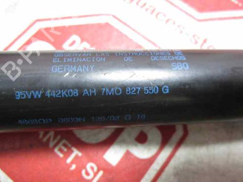 Tailgate lift support SEAT ALHAMBRA (7V8, 7V9)  | BP15920540C138 