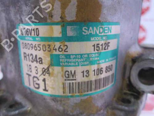 AC compressor OPEL CORSA C (X01) 1.3 CDTI (F08, F68) (70 hp) 7382891