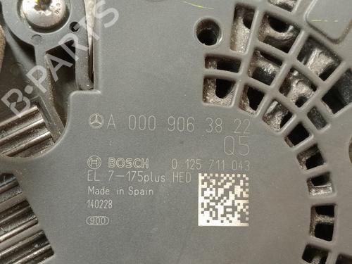 Alternator MERCEDES-BENZ A-CLASS (W176) A 180 CDI / d (176.012) | BP33214774M7 - Image 5