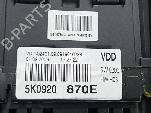 Instrument cluster VW GOLF VI (5K1) | BP37630636C47 - Image 8