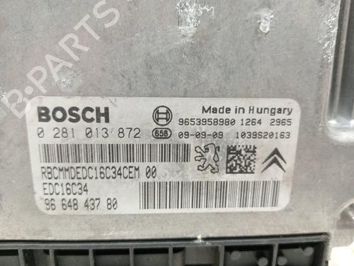 Engine control unit (ECU) PEUGEOT PARTNER Box Body/MPV 1.6 HDi | BP16719785M57 